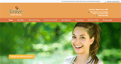 Desktop Screenshot of grovehealthdental.com